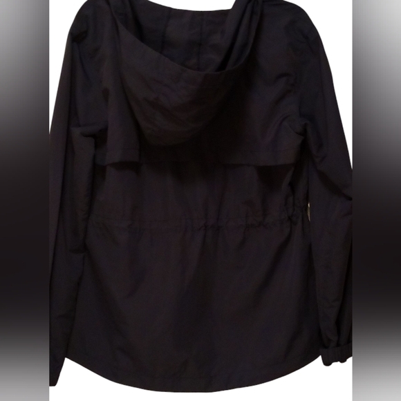 Avalanche - NWOT -Ladies Navy Blue Windbreaker W/Hood, Drawstring Waist, Pockets - Picture 9 of 16